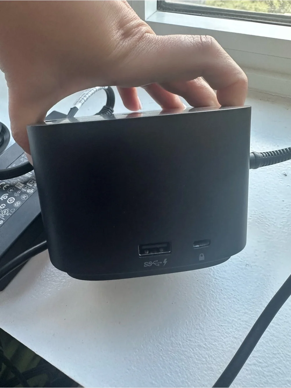 HP G4-120W Docking Station in Black